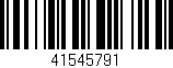 Código de barras (EAN, GTIN, SKU, ISBN): '41545791'