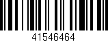 Código de barras (EAN, GTIN, SKU, ISBN): '41546464'