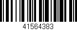 Código de barras (EAN, GTIN, SKU, ISBN): '41564383'