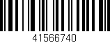 Código de barras (EAN, GTIN, SKU, ISBN): '41566740'