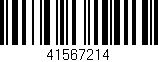 Código de barras (EAN, GTIN, SKU, ISBN): '41567214'