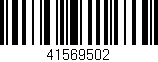 Código de barras (EAN, GTIN, SKU, ISBN): '41569502'