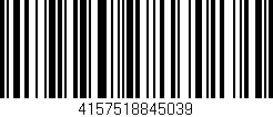 Código de barras (EAN, GTIN, SKU, ISBN): '4157518845039'