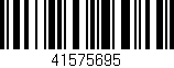 Código de barras (EAN, GTIN, SKU, ISBN): '41575695'