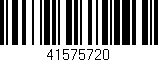 Código de barras (EAN, GTIN, SKU, ISBN): '41575720'