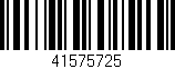 Código de barras (EAN, GTIN, SKU, ISBN): '41575725'