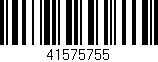 Código de barras (EAN, GTIN, SKU, ISBN): '41575755'