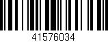 Código de barras (EAN, GTIN, SKU, ISBN): '41576034'