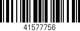 Código de barras (EAN, GTIN, SKU, ISBN): '41577756'