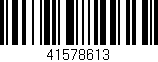 Código de barras (EAN, GTIN, SKU, ISBN): '41578613'