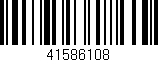 Código de barras (EAN, GTIN, SKU, ISBN): '41586108'