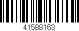 Código de barras (EAN, GTIN, SKU, ISBN): '41588163'