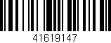Código de barras (EAN, GTIN, SKU, ISBN): '41619147'
