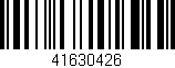 Código de barras (EAN, GTIN, SKU, ISBN): '41630426'