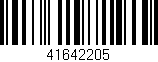 Código de barras (EAN, GTIN, SKU, ISBN): '41642205'