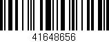 Código de barras (EAN, GTIN, SKU, ISBN): '41648656'