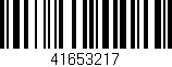 Código de barras (EAN, GTIN, SKU, ISBN): '41653217'