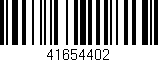 Código de barras (EAN, GTIN, SKU, ISBN): '41654402'