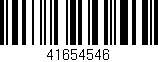 Código de barras (EAN, GTIN, SKU, ISBN): '41654546'