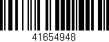 Código de barras (EAN, GTIN, SKU, ISBN): '41654948'
