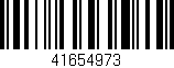 Código de barras (EAN, GTIN, SKU, ISBN): '41654973'