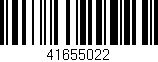 Código de barras (EAN, GTIN, SKU, ISBN): '41655022'