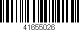 Código de barras (EAN, GTIN, SKU, ISBN): '41655026'