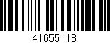 Código de barras (EAN, GTIN, SKU, ISBN): '41655118'