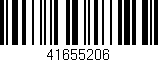 Código de barras (EAN, GTIN, SKU, ISBN): '41655206'