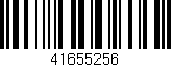 Código de barras (EAN, GTIN, SKU, ISBN): '41655256'