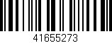 Código de barras (EAN, GTIN, SKU, ISBN): '41655273'