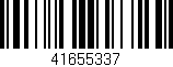 Código de barras (EAN, GTIN, SKU, ISBN): '41655337'