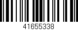 Código de barras (EAN, GTIN, SKU, ISBN): '41655338'