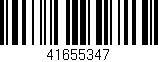 Código de barras (EAN, GTIN, SKU, ISBN): '41655347'