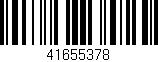 Código de barras (EAN, GTIN, SKU, ISBN): '41655378'