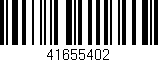 Código de barras (EAN, GTIN, SKU, ISBN): '41655402'