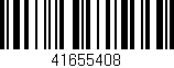 Código de barras (EAN, GTIN, SKU, ISBN): '41655408'