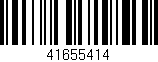 Código de barras (EAN, GTIN, SKU, ISBN): '41655414'