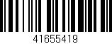 Código de barras (EAN, GTIN, SKU, ISBN): '41655419'