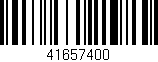 Código de barras (EAN, GTIN, SKU, ISBN): '41657400'