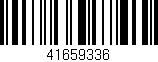 Código de barras (EAN, GTIN, SKU, ISBN): '41659336'