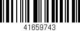 Código de barras (EAN, GTIN, SKU, ISBN): '41659743'
