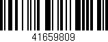 Código de barras (EAN, GTIN, SKU, ISBN): '41659809'