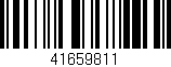 Código de barras (EAN, GTIN, SKU, ISBN): '41659811'