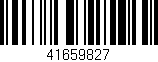 Código de barras (EAN, GTIN, SKU, ISBN): '41659827'