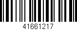 Código de barras (EAN, GTIN, SKU, ISBN): '41661217'