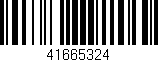 Código de barras (EAN, GTIN, SKU, ISBN): '41665324'
