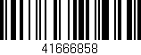 Código de barras (EAN, GTIN, SKU, ISBN): '41666858'