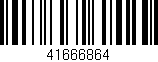 Código de barras (EAN, GTIN, SKU, ISBN): '41666864'