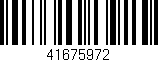 Código de barras (EAN, GTIN, SKU, ISBN): '41675972'